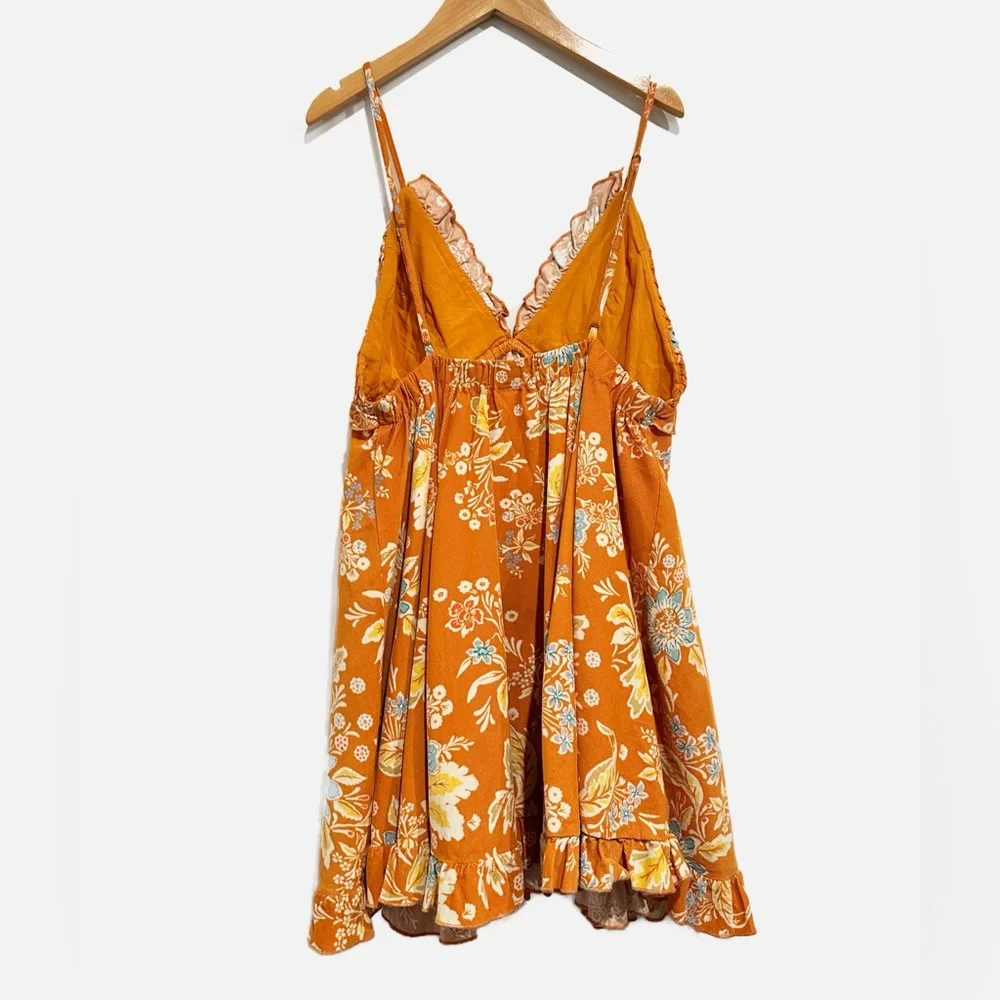 Free People Looking Glass‎ Corduroy Mini Dress Size Medium